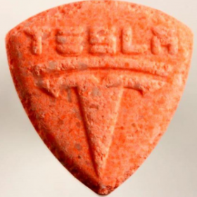 Buy 100 A+++ Orange Tesla XTC 300mg x 1’s