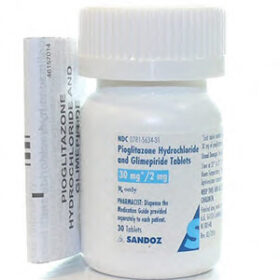 Buy Duetact (pioglitazone hydrochloride and glimepiride) 30/2mg