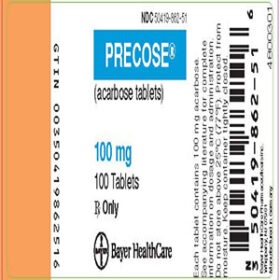 Buy Precose (Acarbose) 100mg