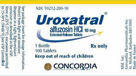 Buy Uroxatral (Alfuzosin) 10mg