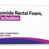 Budesonide rectal foam and enemas