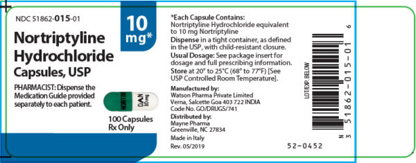 Buy Nortriptyline 10mg