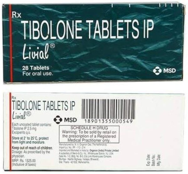 Buy Tibolone 2.5mg